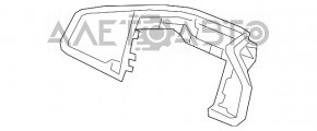 Cadrele butoanelor de control de pe volanul Honda Civic X FC 16-21 sunt rupte, mecanismul de blocare este defect.