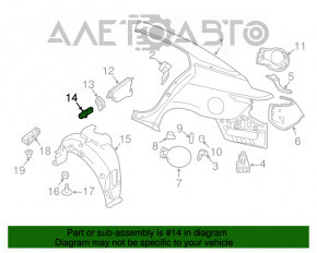 Capacul de rezervor de combustibil al Infiniti Q50 14-