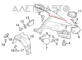 Capacul de rezervor de combustibil al Infiniti Q50 14-