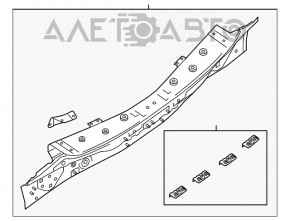 Panoul din spate al Nissan Rogue 14-20