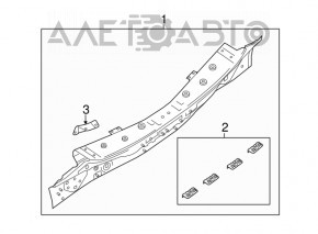 Panoul din spate al Nissan Rogue 14-20