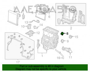 Actuatorul motorului de acționare a ventilației încălzitorului pentru Honda CRV 17-22.