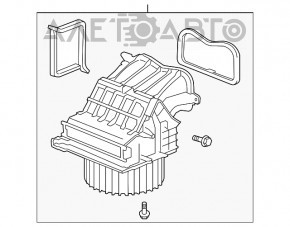 Корпус моторчика печки Honda Civic 4d 06-09