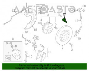 Датчик ABS передний правый VW Passat b8 16-19 USA