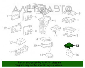 Unitate de control a senzorului modulului de pompare a uleiului hidraulic pentru Porsche Cayenne 958 11-17