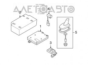 Bluetooth Control Unit VW Jetta 11-18 USA