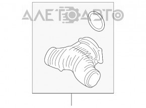 Tubul de evacuare triplu Y pentru Porsche Cayenne 958 11-17 4.8 Turbo