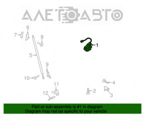 Blocarea portbagajului Ford Escape MK3 13-16 pre-restilizare simplă