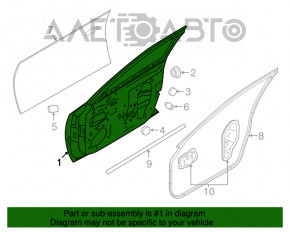 Ușă asamblată față stânga Nissan Maxima A36 16-