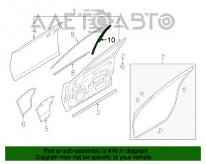 Capac usa fata dreapta Infiniti Q50 14-