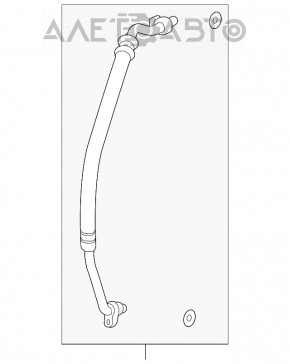 Трубка кондиционера компрессор-печка Honda Accord 18-22 2.0 hybrid