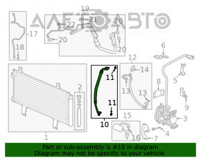 Трубка кондиционера компрессор-печка Honda Accord 18-22 2.0 hybrid