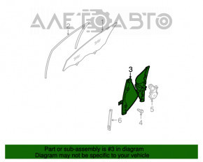 Geam electric cu motor fata dreapta Nissan Murano z50 03-08