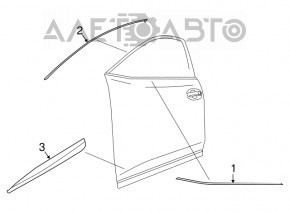 Capac usa inferioara fata dreapta Nissan Murano z52 15-