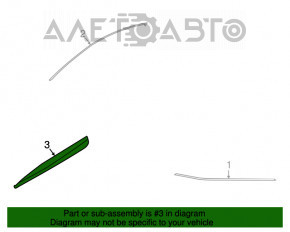 Capac usa fata stanga inferioara Nissan Murano z52 15- zgariata, nisip pe crom