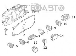 Panoul de instrumente Mitsubishi Eclipse Cross 18-51k