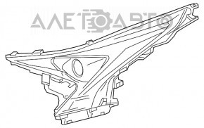 Фара передняя правая Toyota Prius 50 16- голая