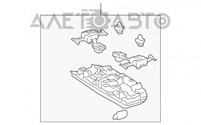 Plafonul de iluminare din spate pentru Lexus RX350 RX450h 10-15 bej.