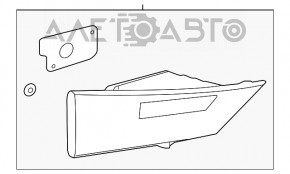 Фонарь внутренний крышка багажника правый Lexus IS 14-16 дорест