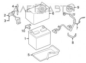 Clemă pentru baterie Subaru Legacy 15-19