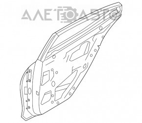Ușa goală din spate, stânga, Nissan Maxima A36 16- nouă originală OEM