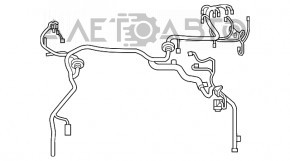 Проводка подкапотная с блоком предохранителей Toyota Camry v40 hybrid