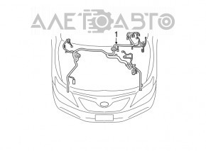 Проводка подкапотная с блоком предохранителей Toyota Camry v40 hybrid