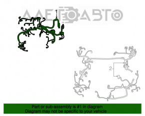 Cablu subcapot cu bloc de siguranțe Lexus RX350 RX450h 16-22