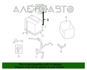 Suport baterie scurt Subaru Outback 10-14