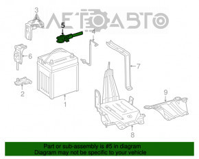 Клемма аккумулятора минус Toyota Camry v55 15-17 usa