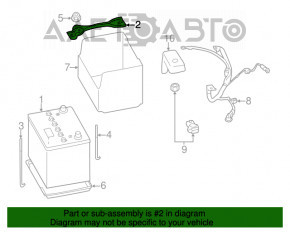 Suport baterie pentru Subaru XV Crosstrek 13-17