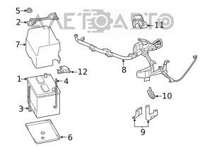 Suport baterie Subaru Forester 19- SK