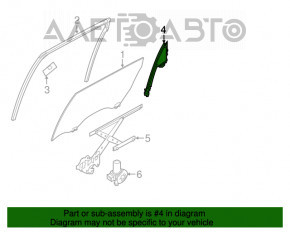 Capac usa laterala dreapta spate Nissan Murano z52 15- triunghiul din spate