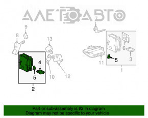 Блок предохранителей в торпеде левый Lexus GS300 GS350 GS430 GS450h 06-11