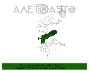 Blocul de siguranțe sub capotă Toyota Avalon 05-12