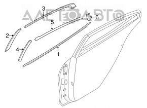 Capac usa spate dreapta Nissan Maxima A36 16-