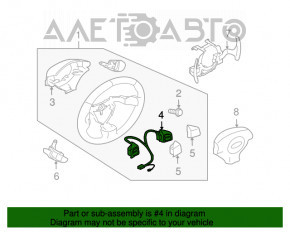 Кнопки управления на руле правое Subaru Forester 08-13 SH