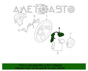 Butonul de control de pe volanul Subaru Outback 10-14