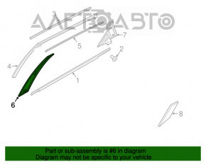 Capac usa spate stanga Kia Optima 16- nou OEM original