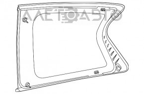 Fereastra din spate dreapta cu geam opac Infiniti JX35 QX60 13-