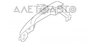 Mâner ușă exterior spate stânga Hyundai Tucson 16-20 crom nou original OEM