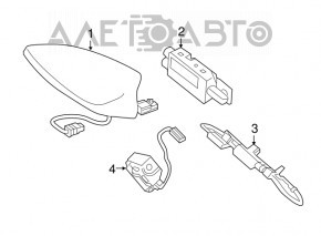 Radio Antenna Coil Chevrolet Camaro 16-