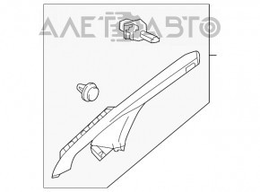 Capacul suportului frontal dreapta superioara Honda HR-V 16-22 gri