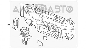 Задняя панель Chevrolet Cruze 16-