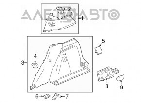 Capac spate stânga Honda HR-V 16-22