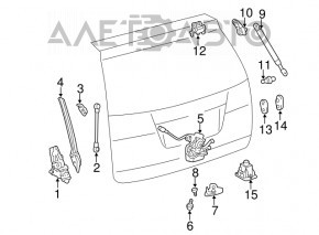 Мотор люка Chevrolet Malibu 16-