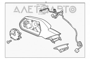 Зеркало боковое правое Chevrolet Camaro 16- 3 пина