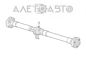 Arborele cardanic al cardanului Chevrolet Camaro 16-