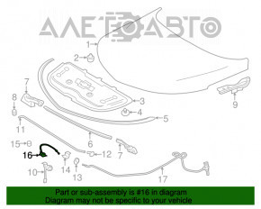 Clema capotei Chevrolet Volt 16-