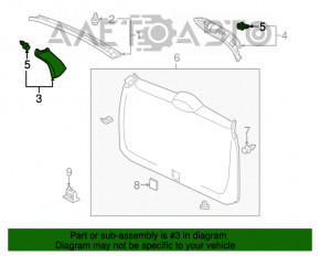 Capacul portbagajului dreapta superioara Honda CRV 12-14 pre-restilizare